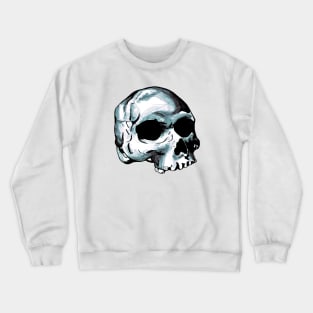 Human Skull Crewneck Sweatshirt